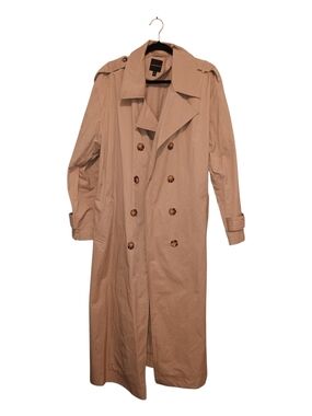Classic Women's Beige Trench Coat - Double-Breasted Lane Bryant